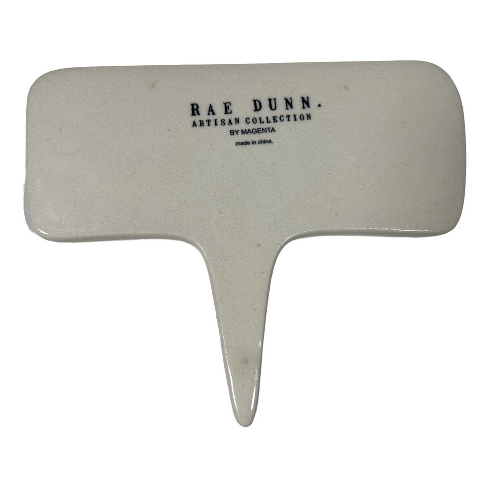 Rae Dunn Garden Plant Marker Stake HERB BASIL, Gardening - Picture 3 of 4